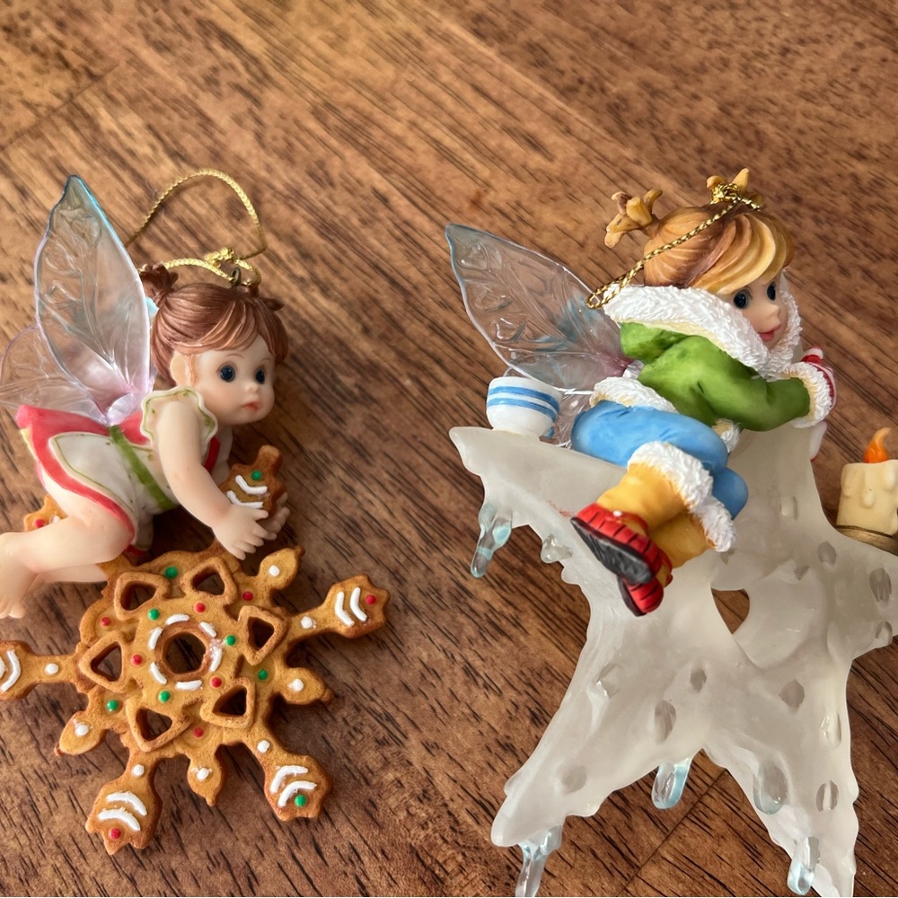 My little Kitchen Fairy Snowflake & Star Ornaments